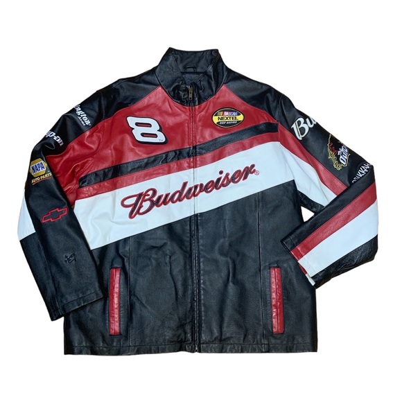 Wilsons Leather Other - Vintage Dale Earnhardt Jr #8 Chase Wilsons Leather Budweiser NASCAR L Jacket